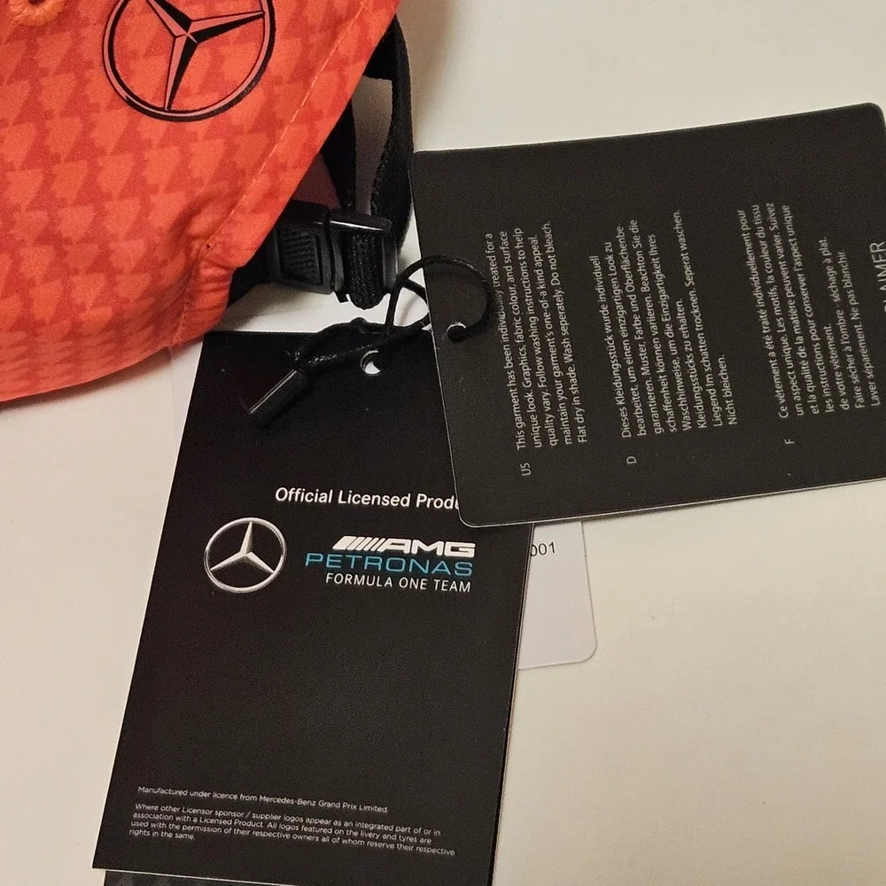Mercedes AMG F1 Neon Pink Hat Lewis Hamilton Gran Turismo Monster OSFM NWT
